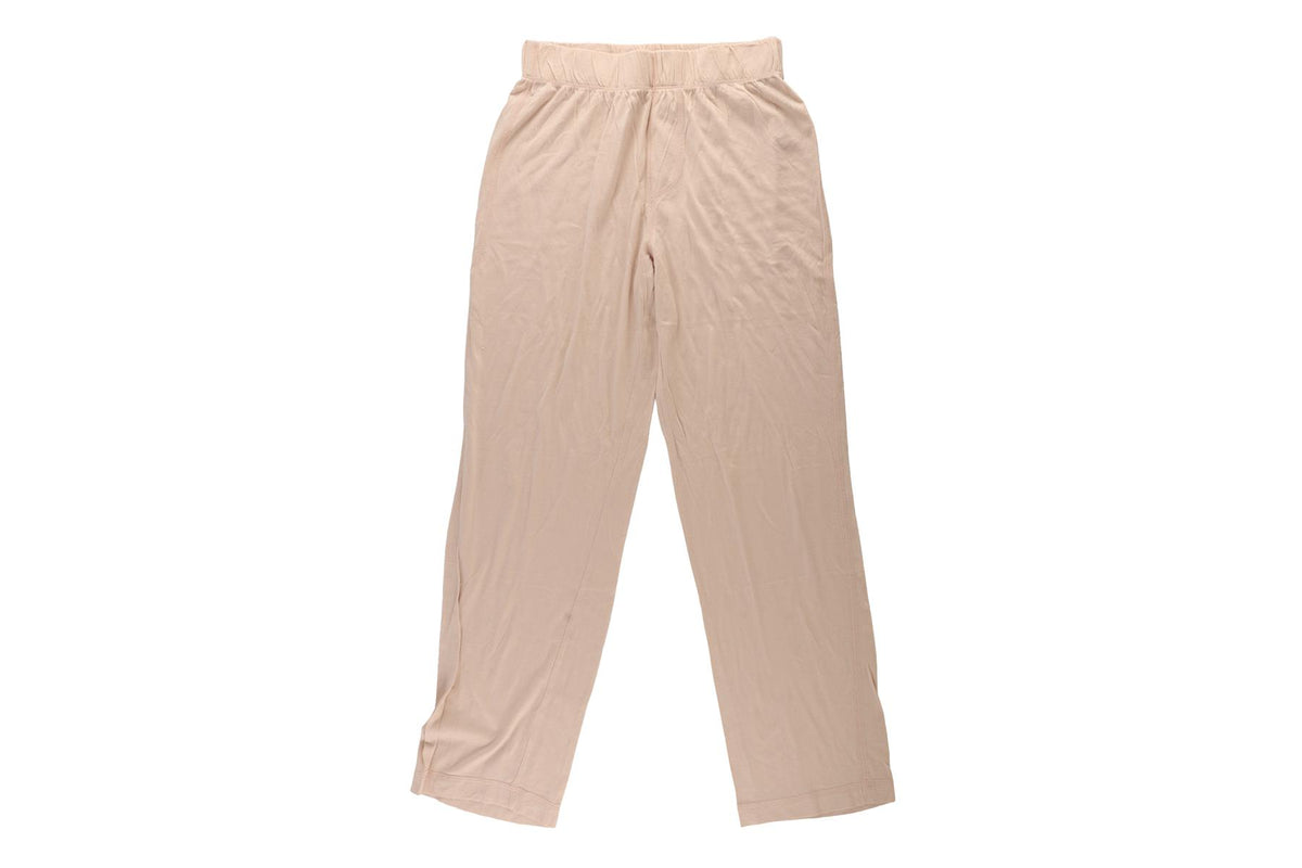 ETERNE PINK COTTON STRAIGHT LEG PANTS SMALL