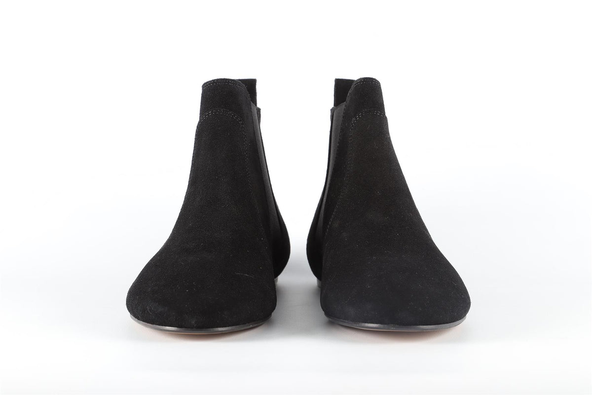 ISABEL MARANT ÉTOILE BLACK SUEDE ANKLE BOOTS EU 40 UK 7 US 10