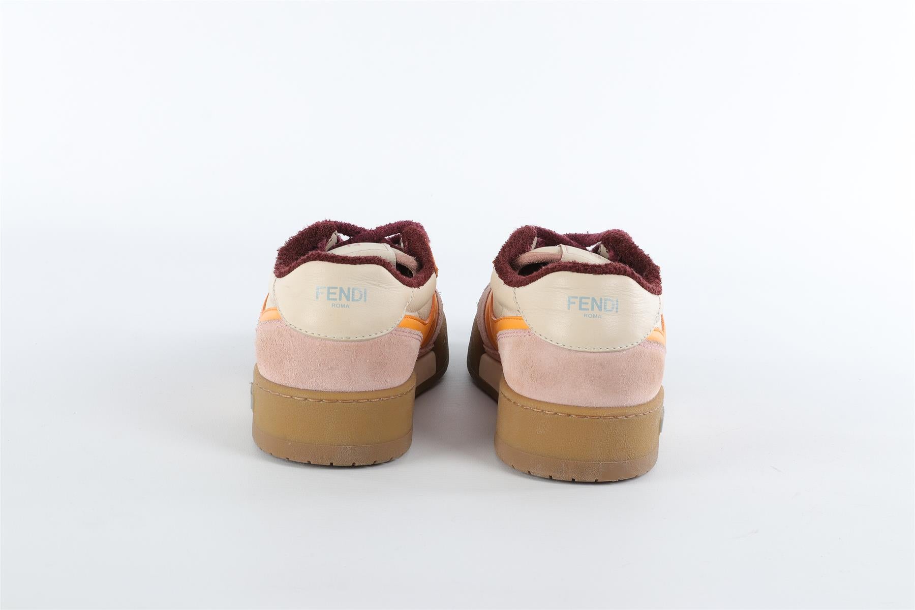 FENDI MULTI MATCH LEATHER SNEAKERS EU 38 UK 5 US 8