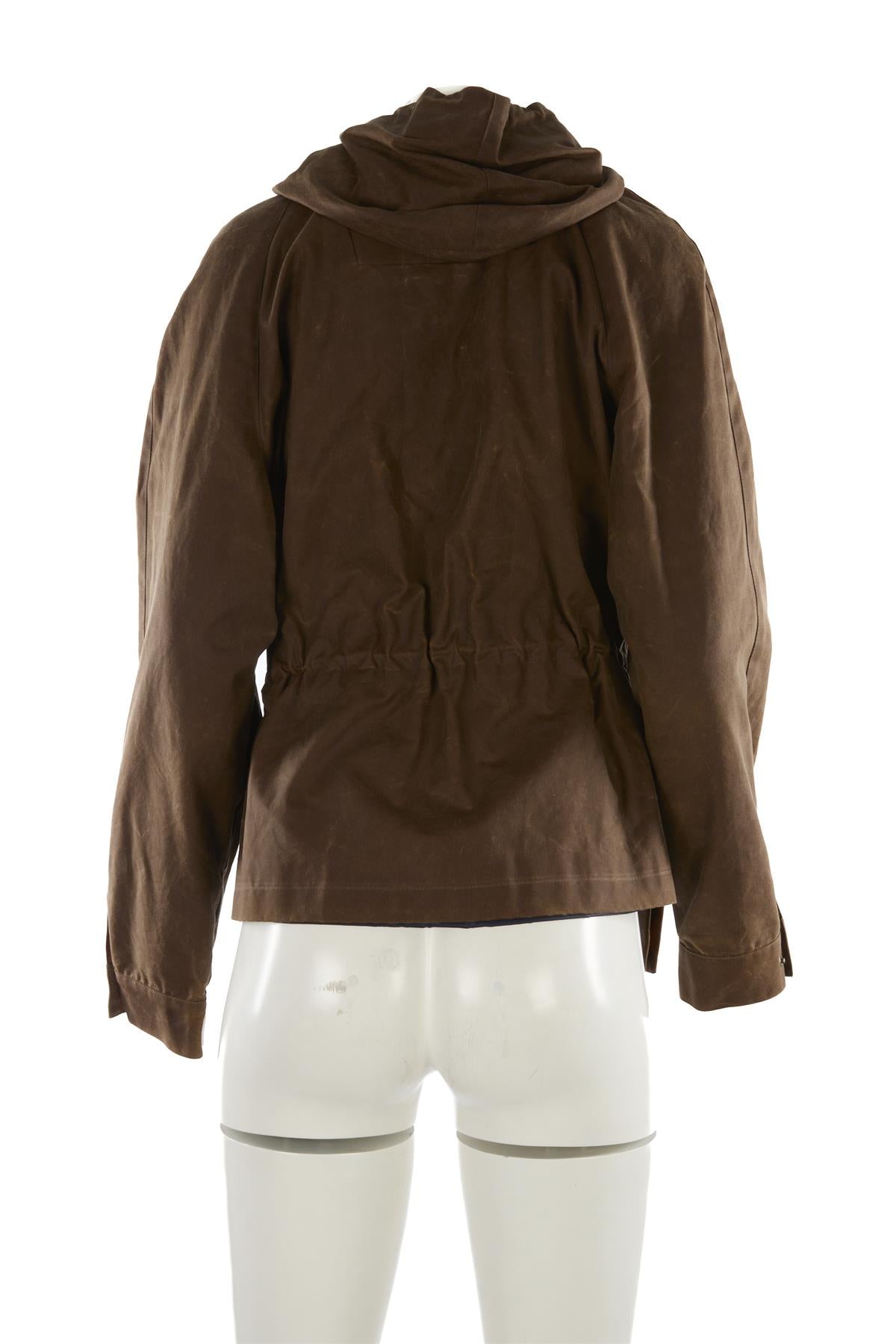 FUTURA BROWN WAXED JACKET XSMALL