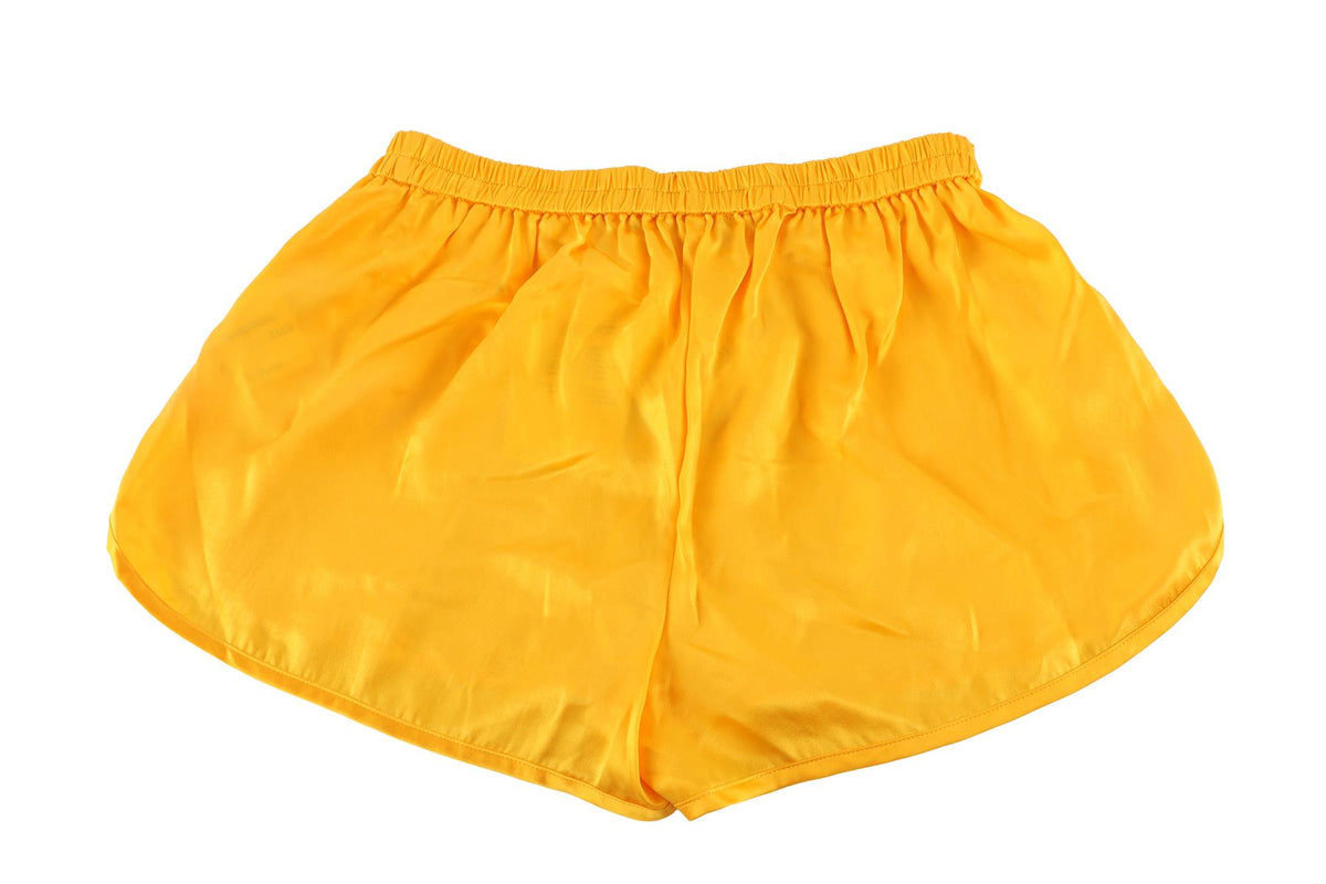 CHRISTOPHER ESBER ORANGE SILK SHORTS UK 8