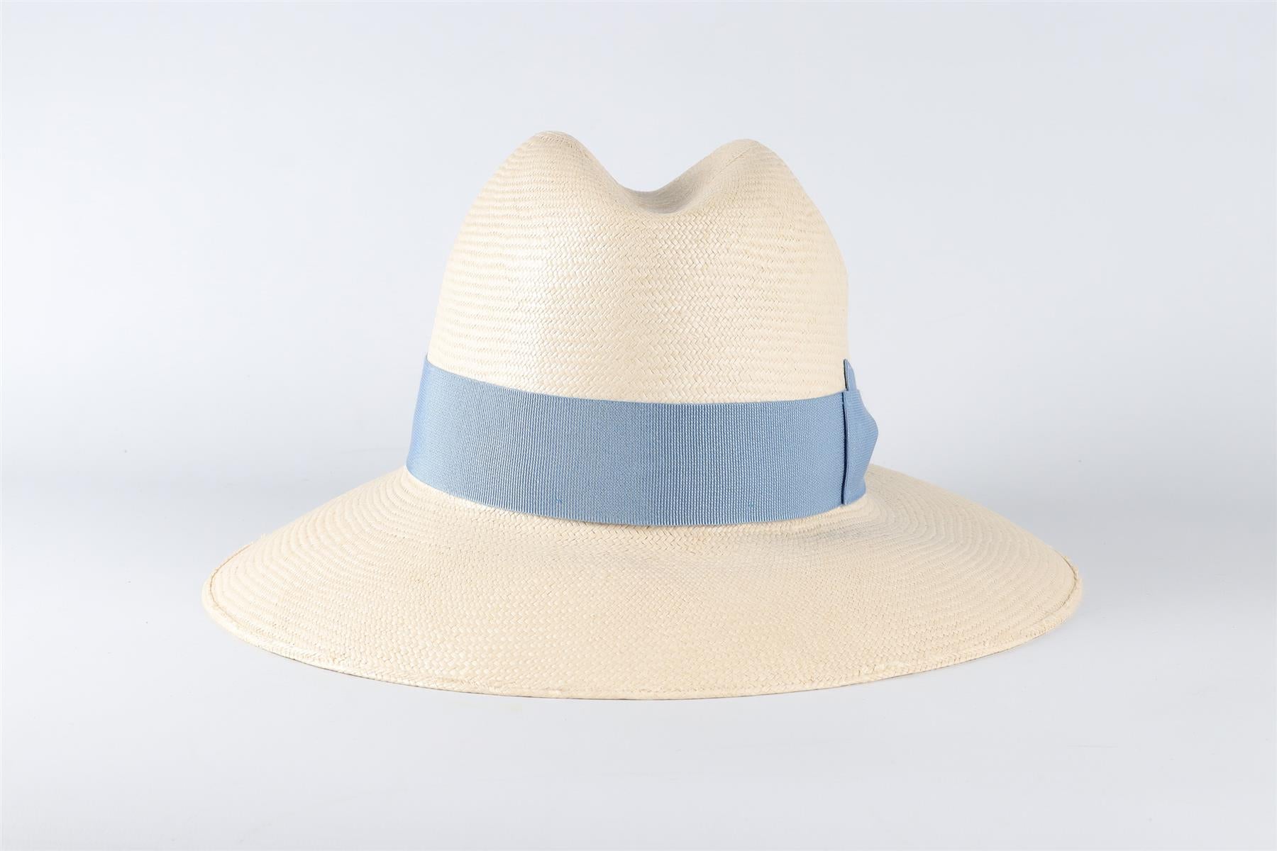 FIORE CAPRI ECRU STRAW HAT MEDIUM