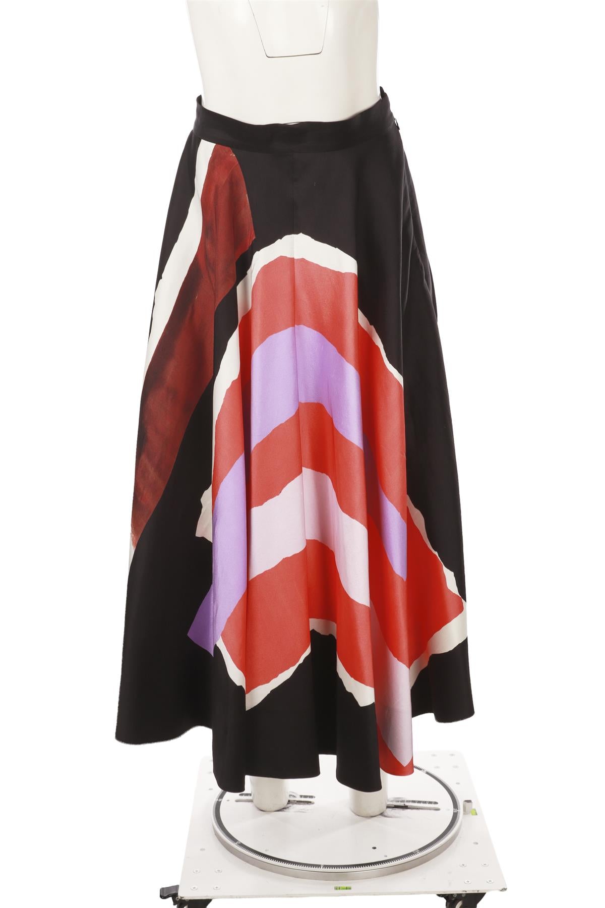 MULTI SILK MAXI SKIRT