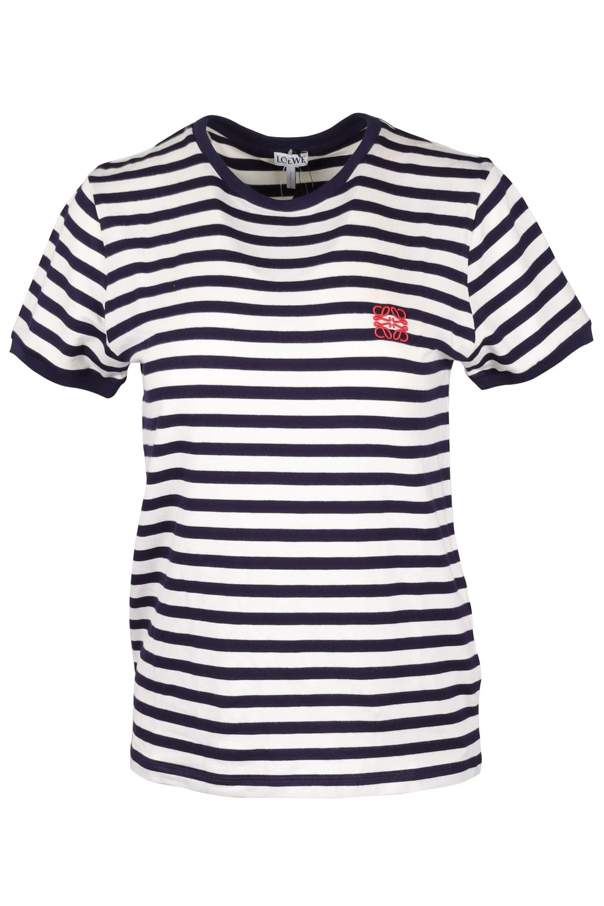 LOEWE NAVY COTTON T-SHIRT MEDIUM
