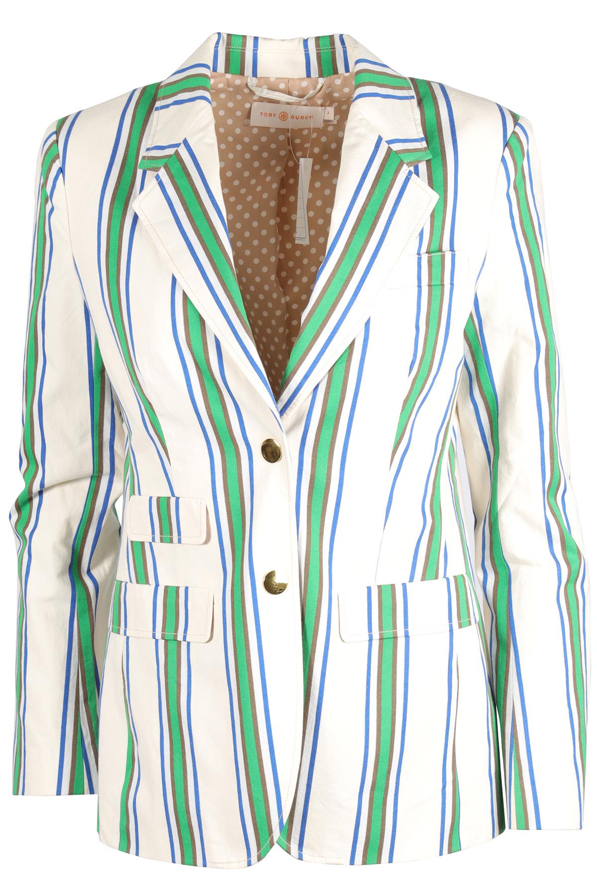 TORY BURCH MULTI COTTON BLAZER US 2 UK 6