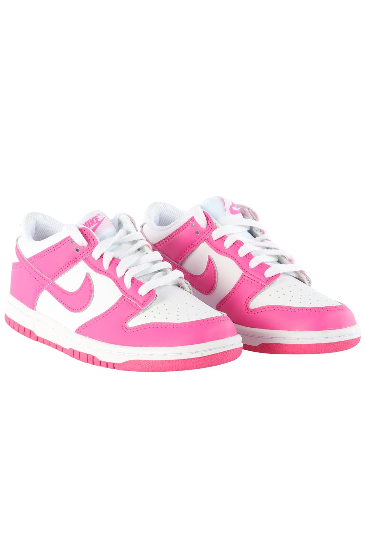 NIKE PINK LEATHER TRAINERS EU 37 UK 4 US 6.5