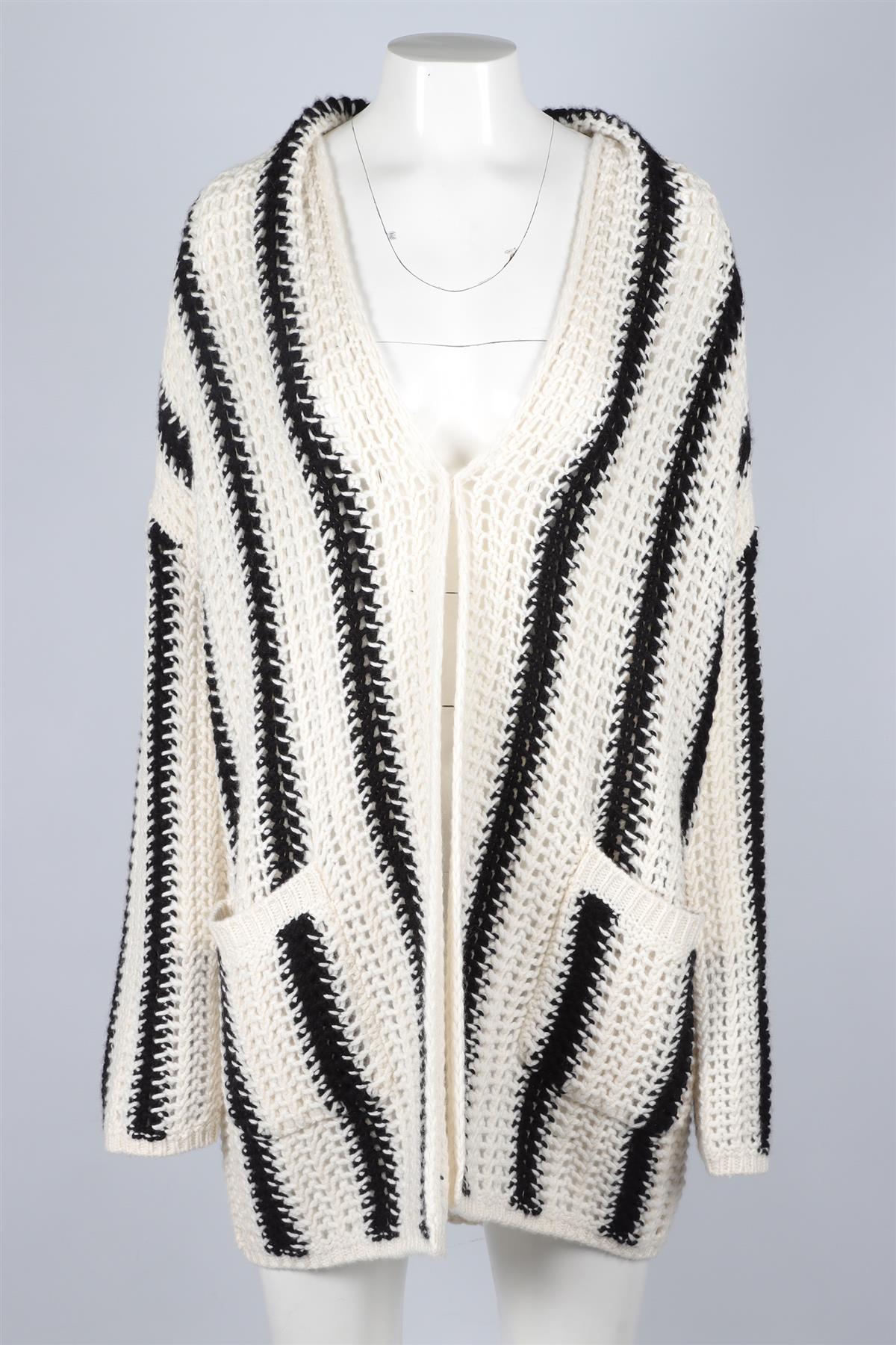 NAKED CASHMERE CREAM CASHMERE CARDIGAN XSMALL - SMALL