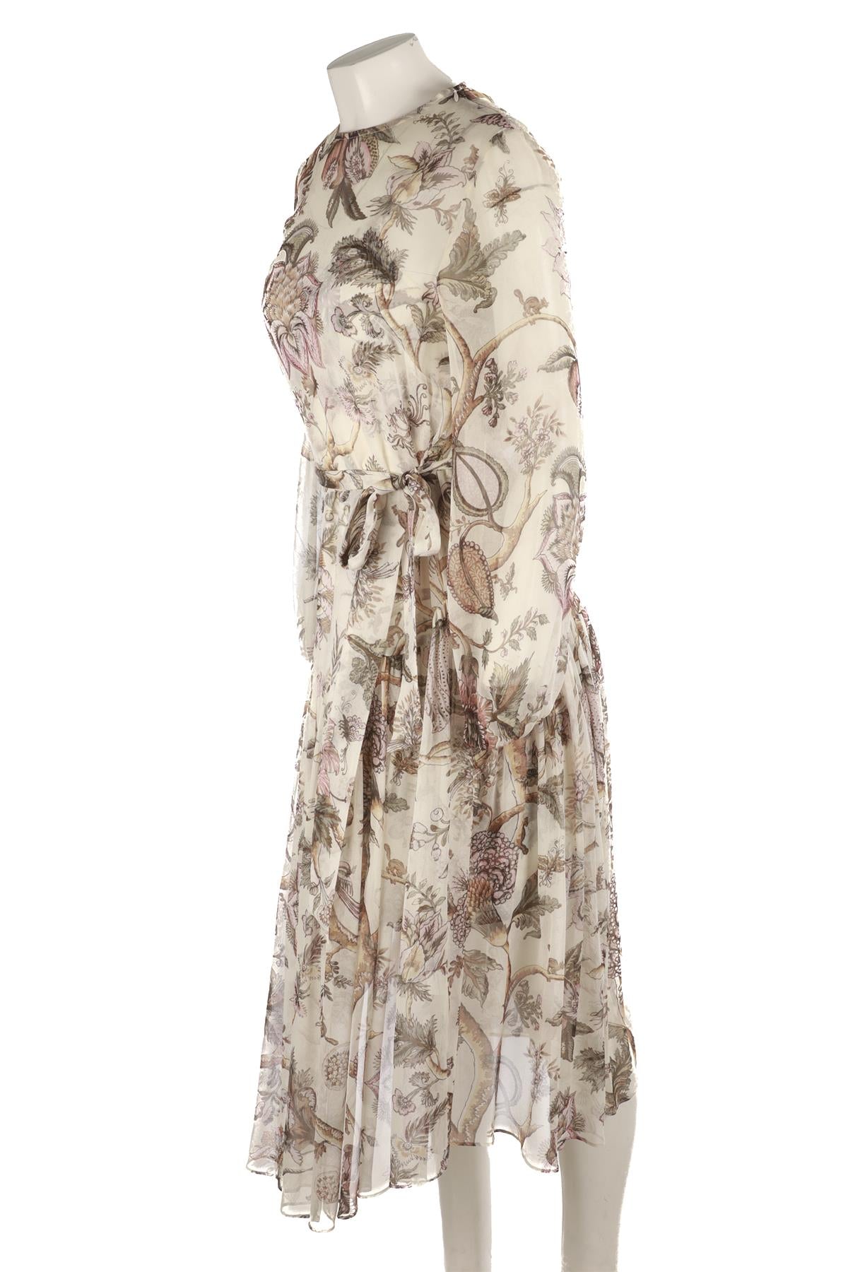 ZIMMERMANN MULTI SILK MAXI DRESS UK 10