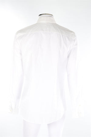 PRADA WHITE MEN'S COTTON SHIRT IT 42 UK 32