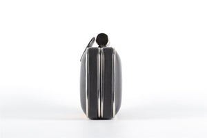 PINKO BLACK LEATHER CLUTCH