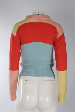 CHANEL MULTI 2008 CASHMERE JUMPER FR 38 UK 10