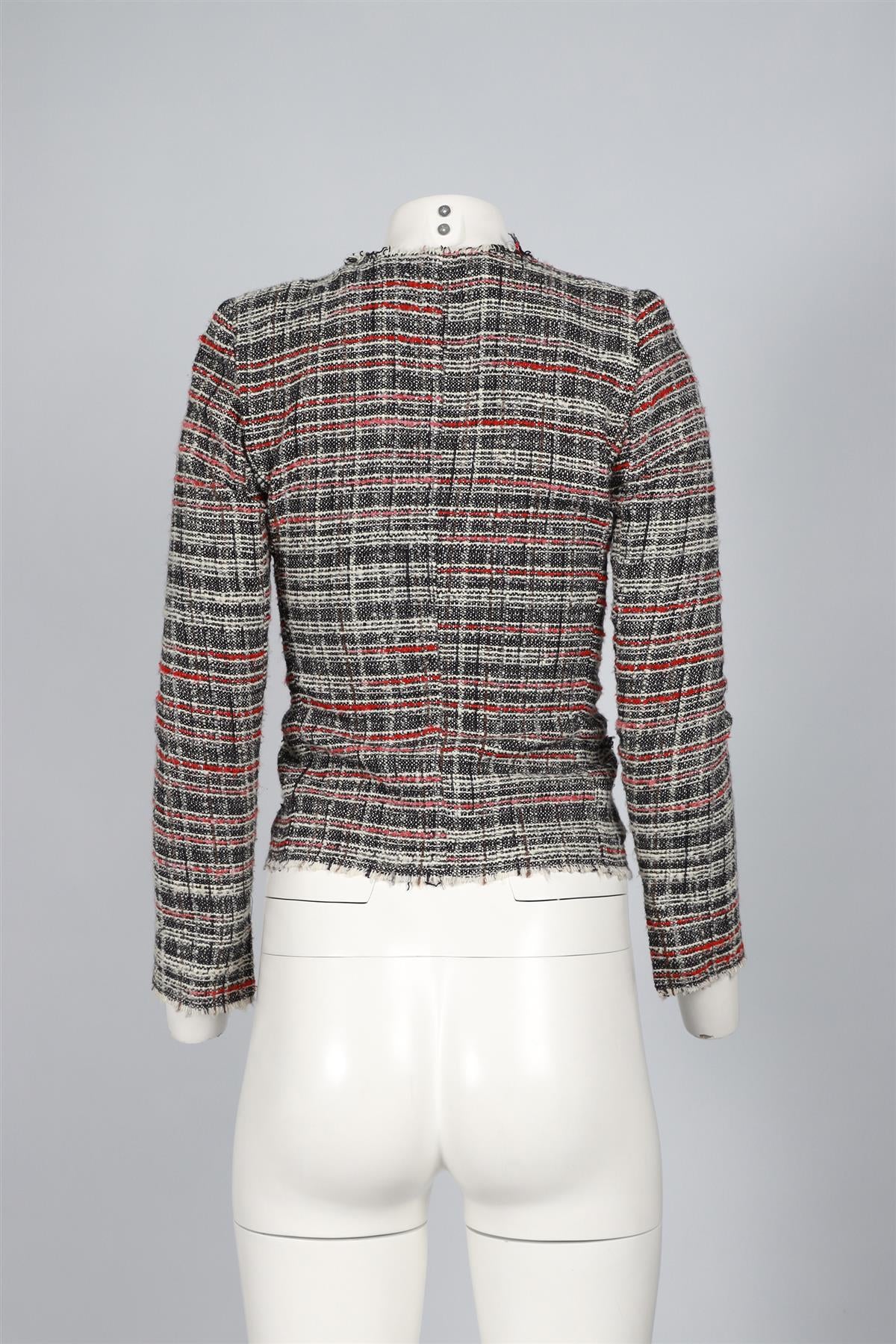 ISABEL MARANT ÉTOILE MULTI COTTON BLEND JACKET FR 34 UK 6