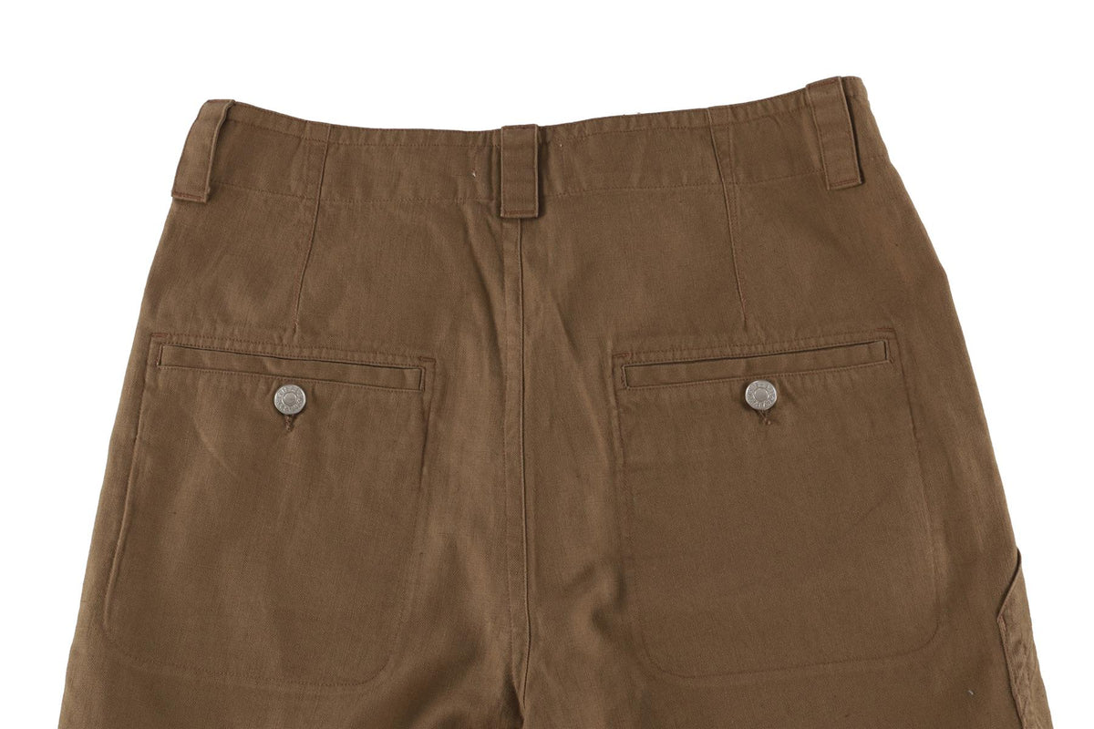 ISABEL MARANT GREEN MEN'S COTTON SHORTS UK 34