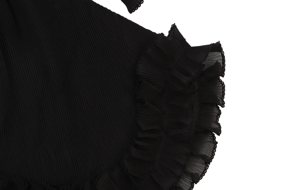 ZIMMERMANN BLACK MESH MINI DRESS 0 UK 8