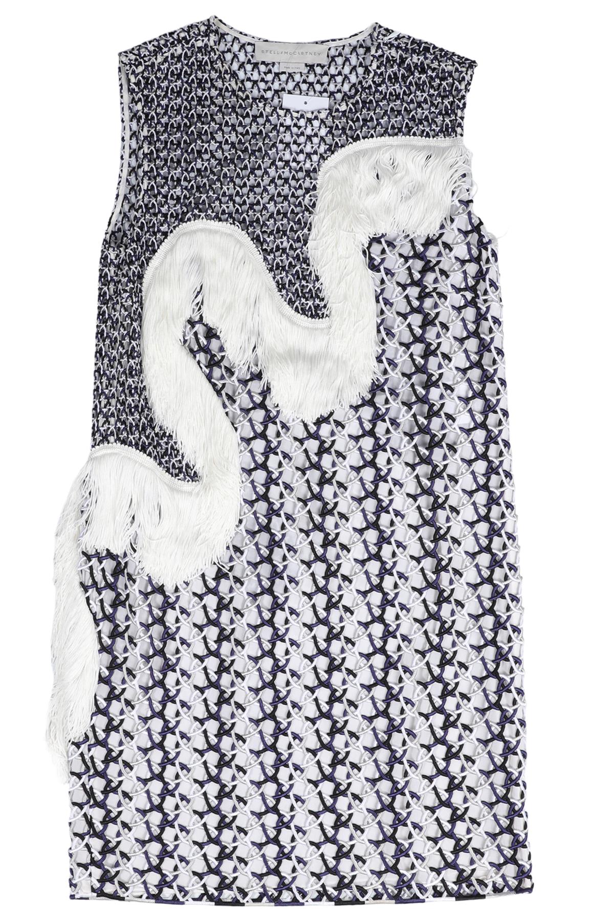 STELLA MCCARTNEY BLUE LACE MINI DRESS IT 34 UK 2
