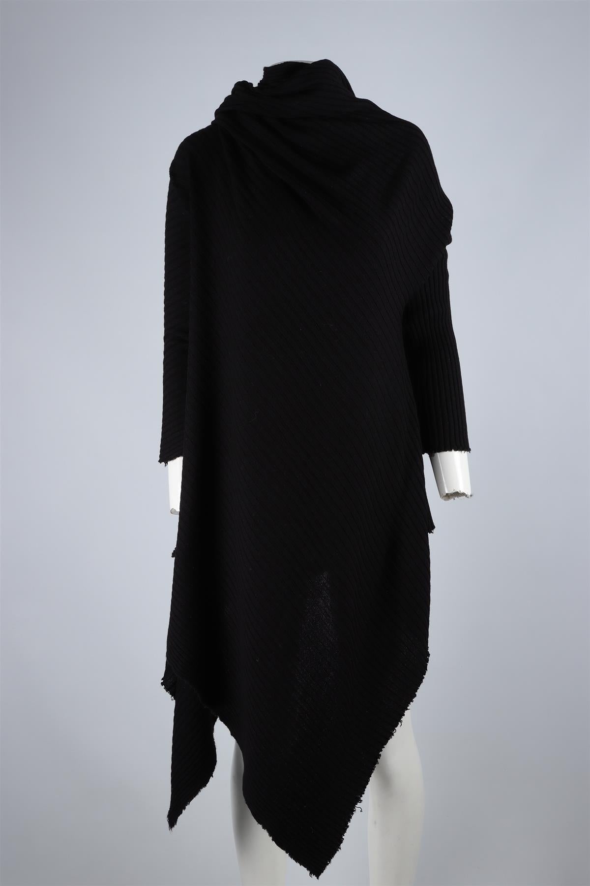 MARQUES ALMEIDA BLACK WOOL SWEATER XSMALL