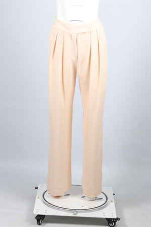 THE SEI NUDE CREPE STRAIGHT LEG PANTS US 0 UK 4