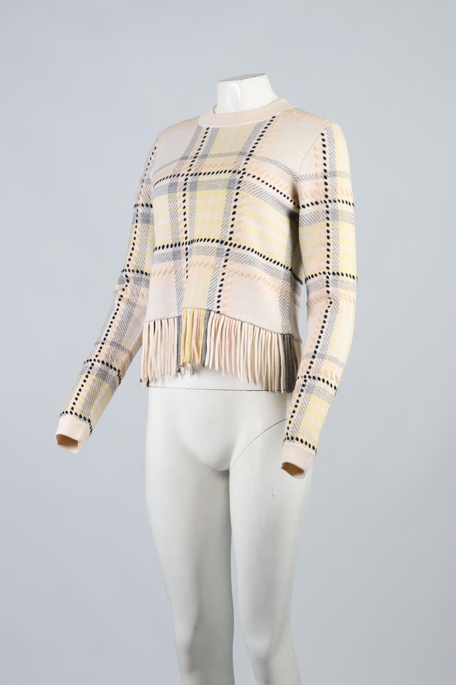 CHLOÉ WOOL AND CASHMERE BLEND SWEATER SMALL