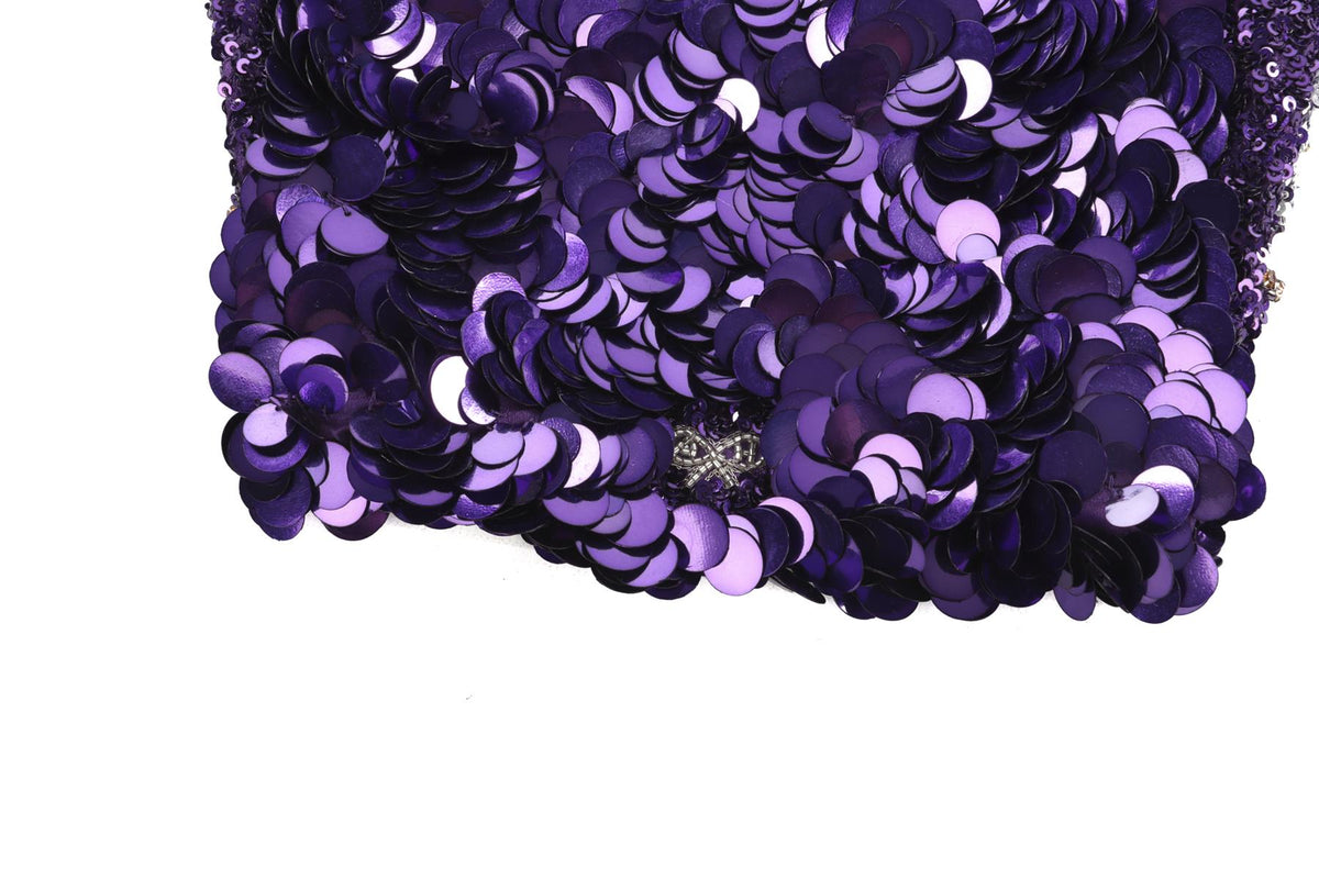 ANYA HINDMARCH PURPLE DAIRY MILK TOTE BAG