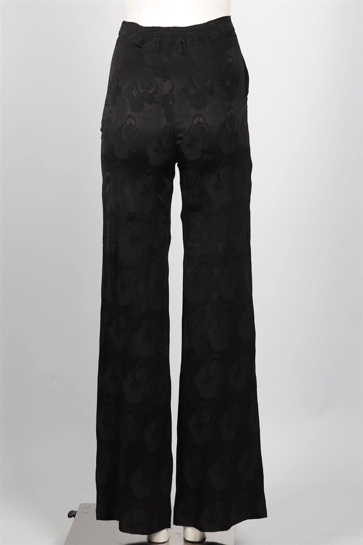 ETRO SILK STRAIGHT LEG PANTS IT 38 UK 6