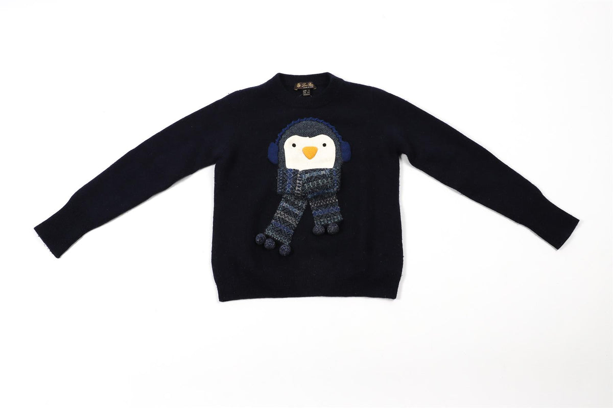LORO PIANA NAVY KIDS BOYS SWEATER 6 YEARS