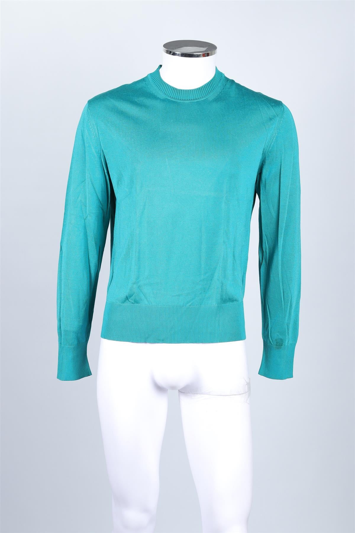 TOM FORD BLUE MEN'S COTTON SWEATER IT 52 UK/US CHEST 42