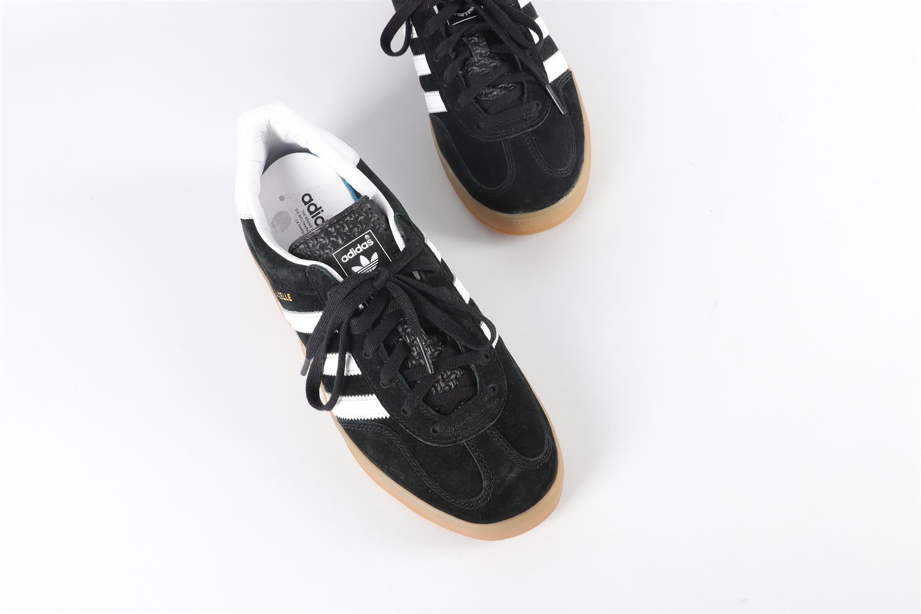 ADIDAS BLACK GAZELLE CORE BLACK SNEAKERS EU 38.5 UK 5.5 US 6