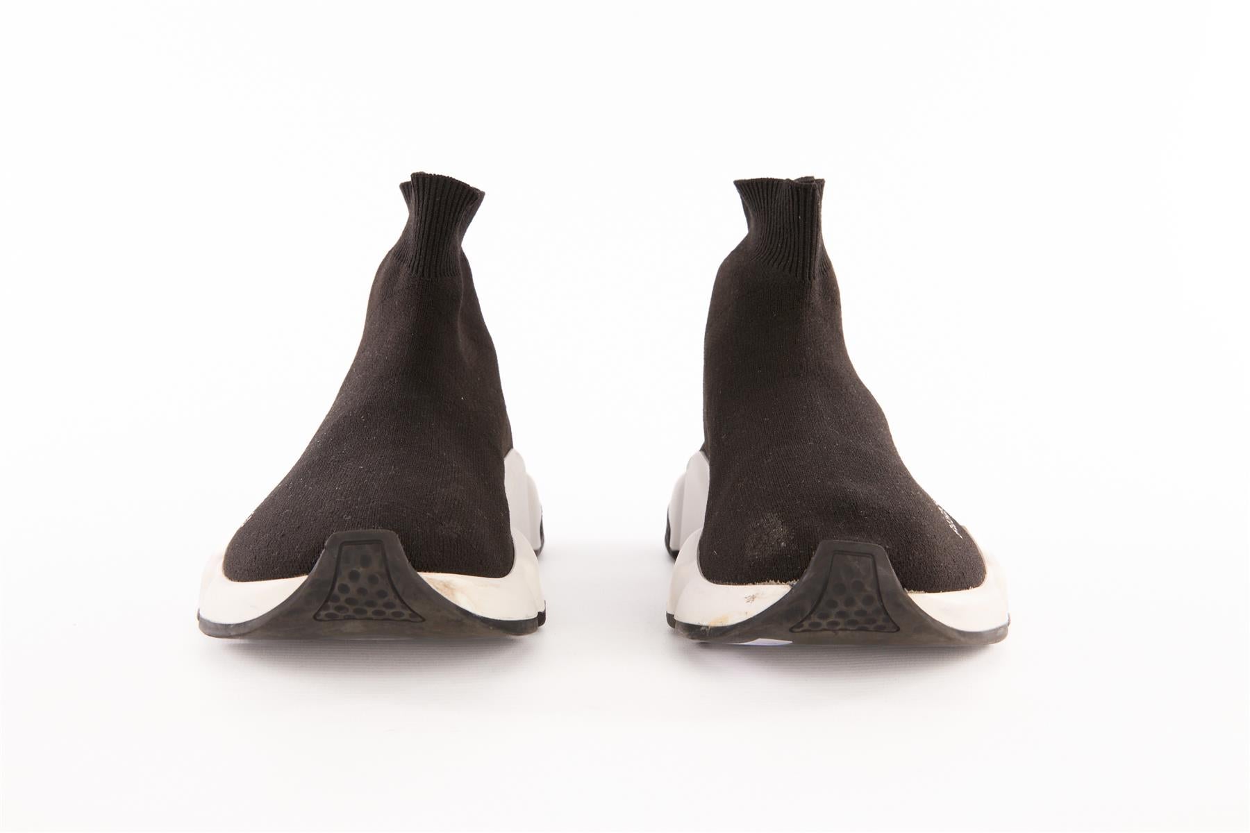 BALENCIAGA BLACK SPEED KNIT SNEAKERS EU 37 UK 4 US 7