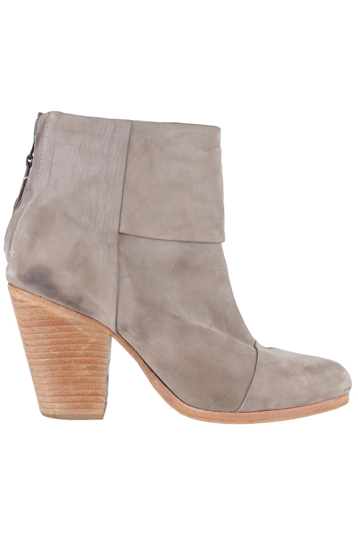 RAG & BONE GREY SUEDE ANKLE BOOTS EU 38 UK 5 US 8