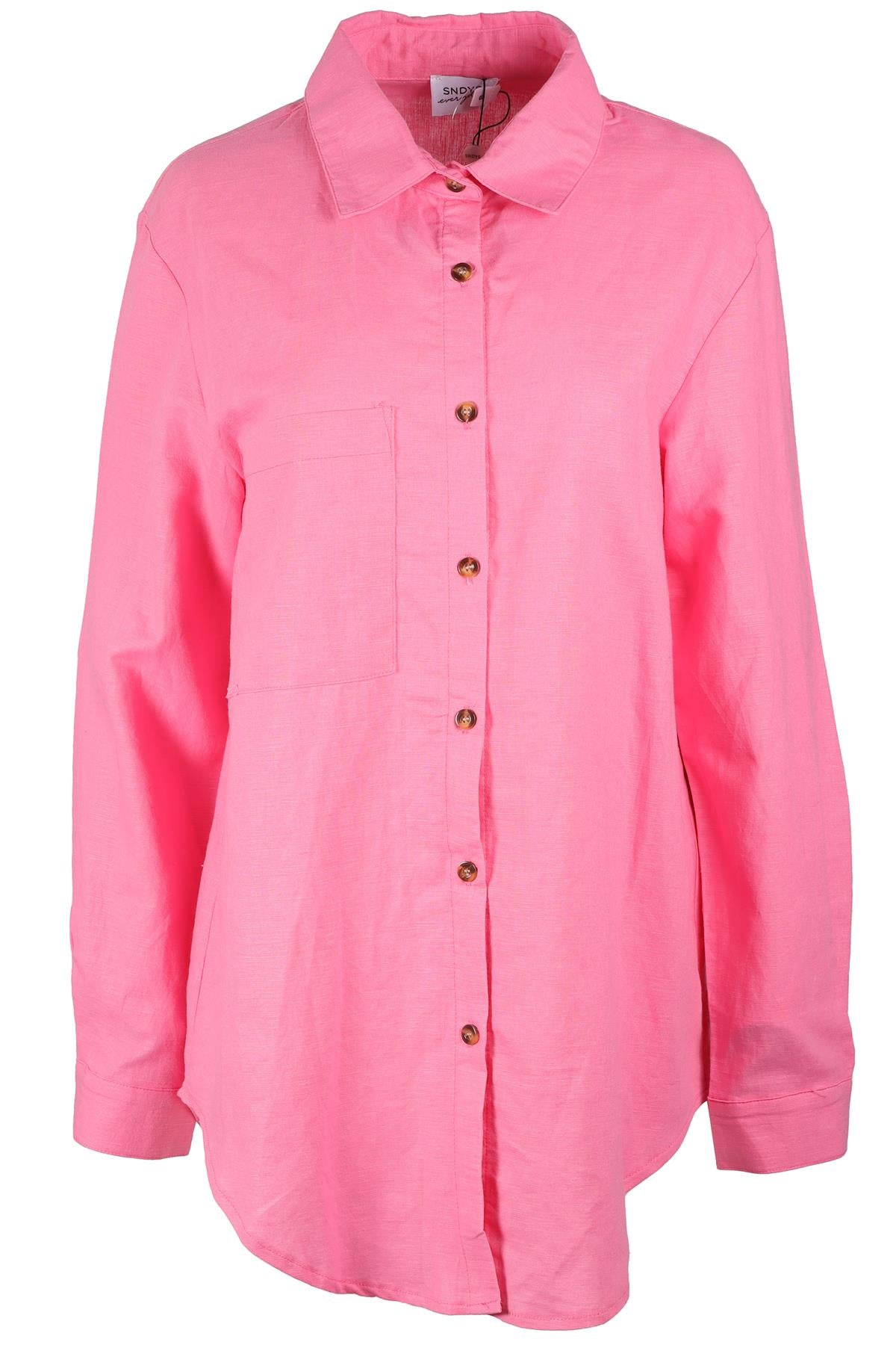 SNDYS PINK COTTON SHIRT UK 8