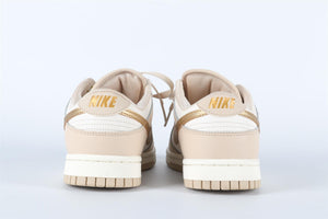 NIKE BEIGE DUNK GOLD SWOOSH SNEAKERS EU 39 UK 5.5 US 8
