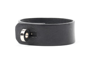 HERMÈS BLACK 2014 HIP HOP LEATHER BRACELET