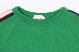 GUCCI GREEN KIDS BOYS COTTON SWEATSHIRT 6 YEARS