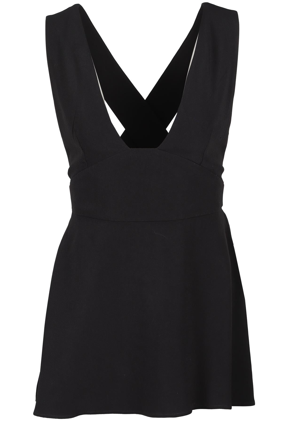STELLA MCCARTNEY BLACK CREPE TOP IT 38 UK 6