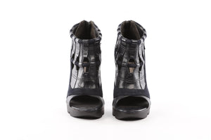 CAMILLA SKOVGAARD NAVY SUEDE ANKLE BOOTS EU 40 UK 7 US 10