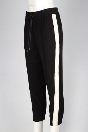 ME+EM BLACK TAPERED PANTS UK 8