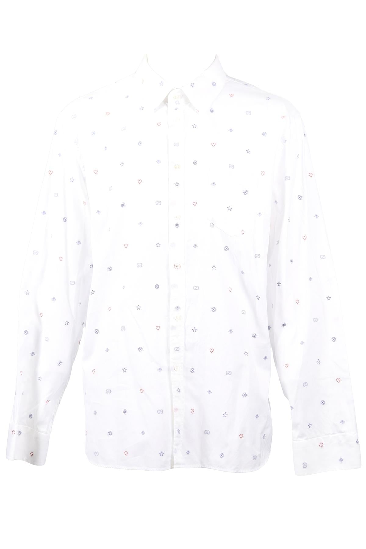 GUCCI MEN'S COTTON SHIRT IT 46 UK/US CHEST 36