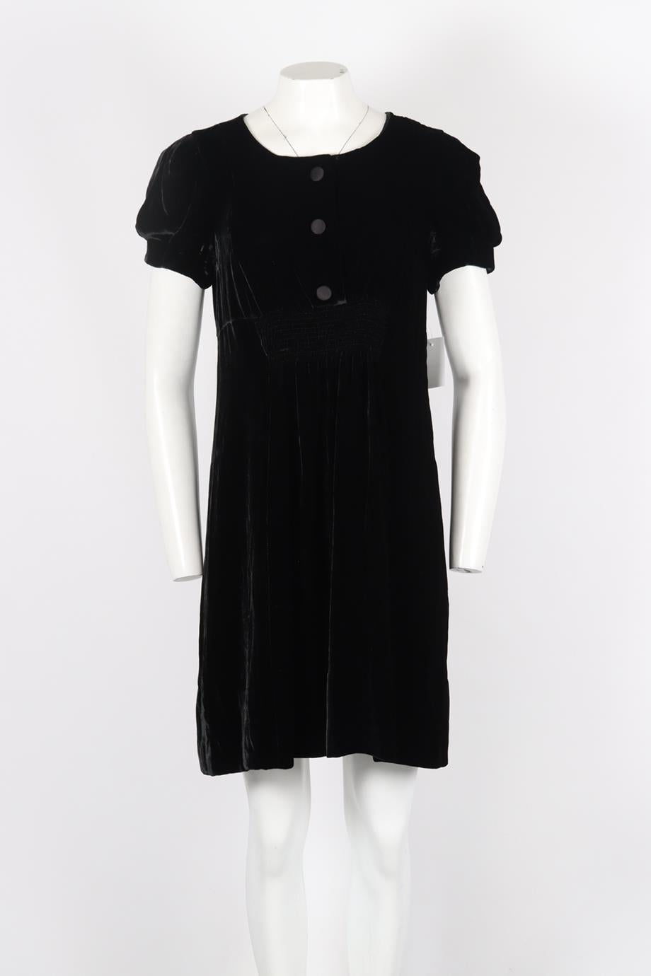 MARC BY MARC JACOBS VELVET MINI DRESS US 10 UK 14