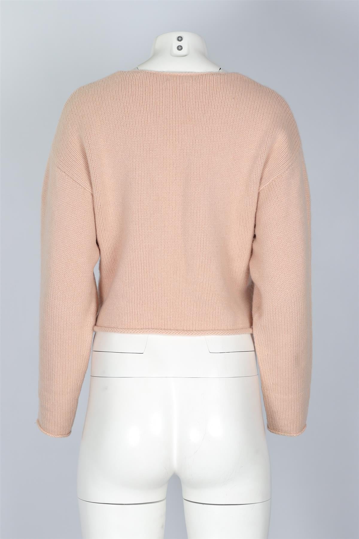 CHLOÉ PINK CASHMERE SWEATER XSMALL