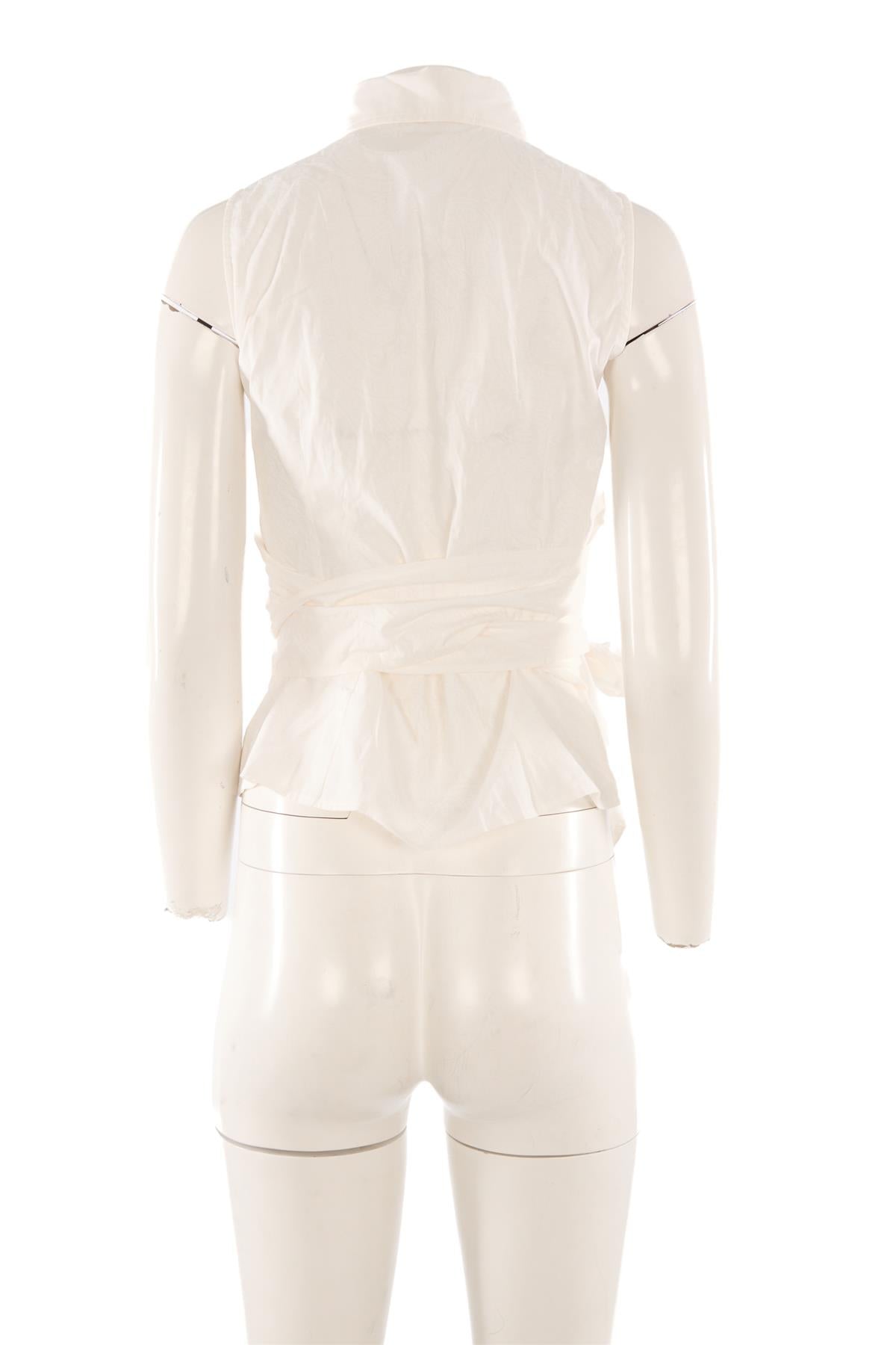 ETRO WHITE COTTON SHIRT IT 42 UK 10