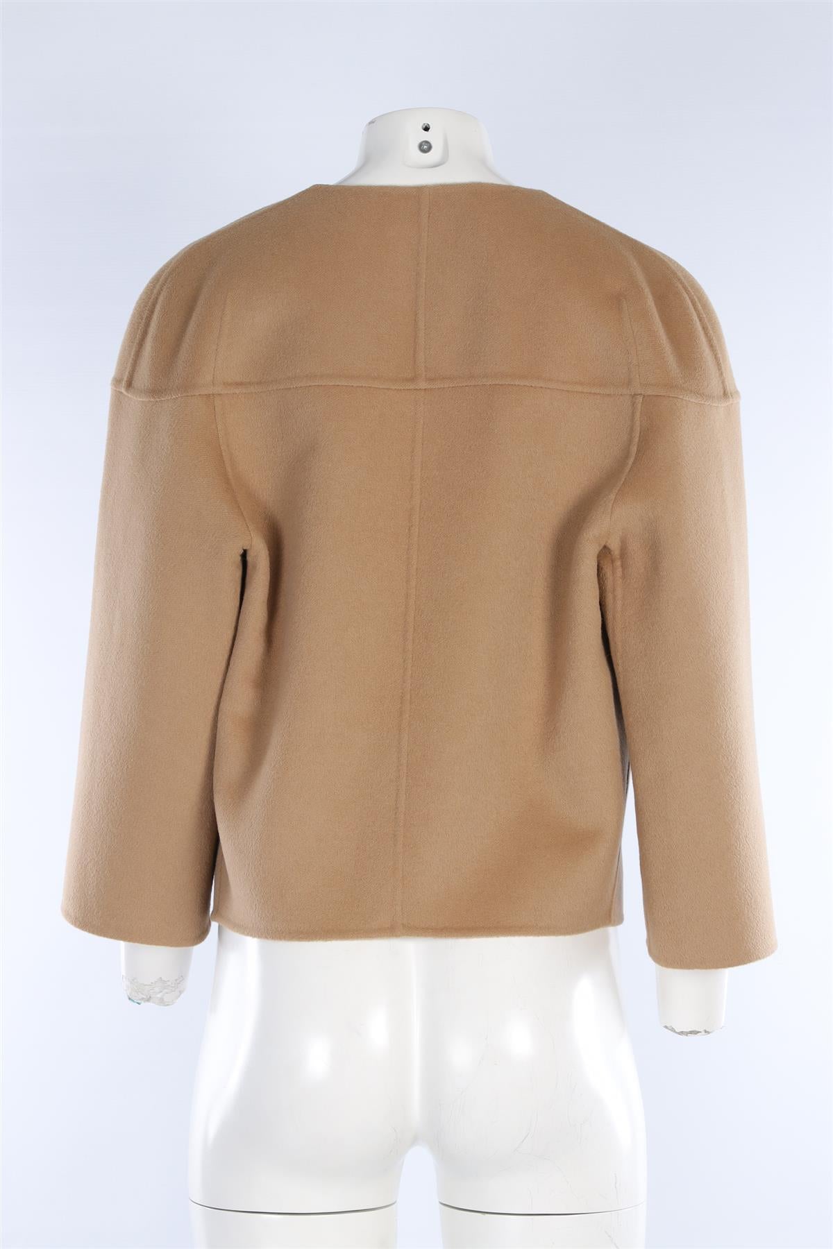 MICHAEL KORS TAN CASHMERE CARDIGAN US 4 UK 8