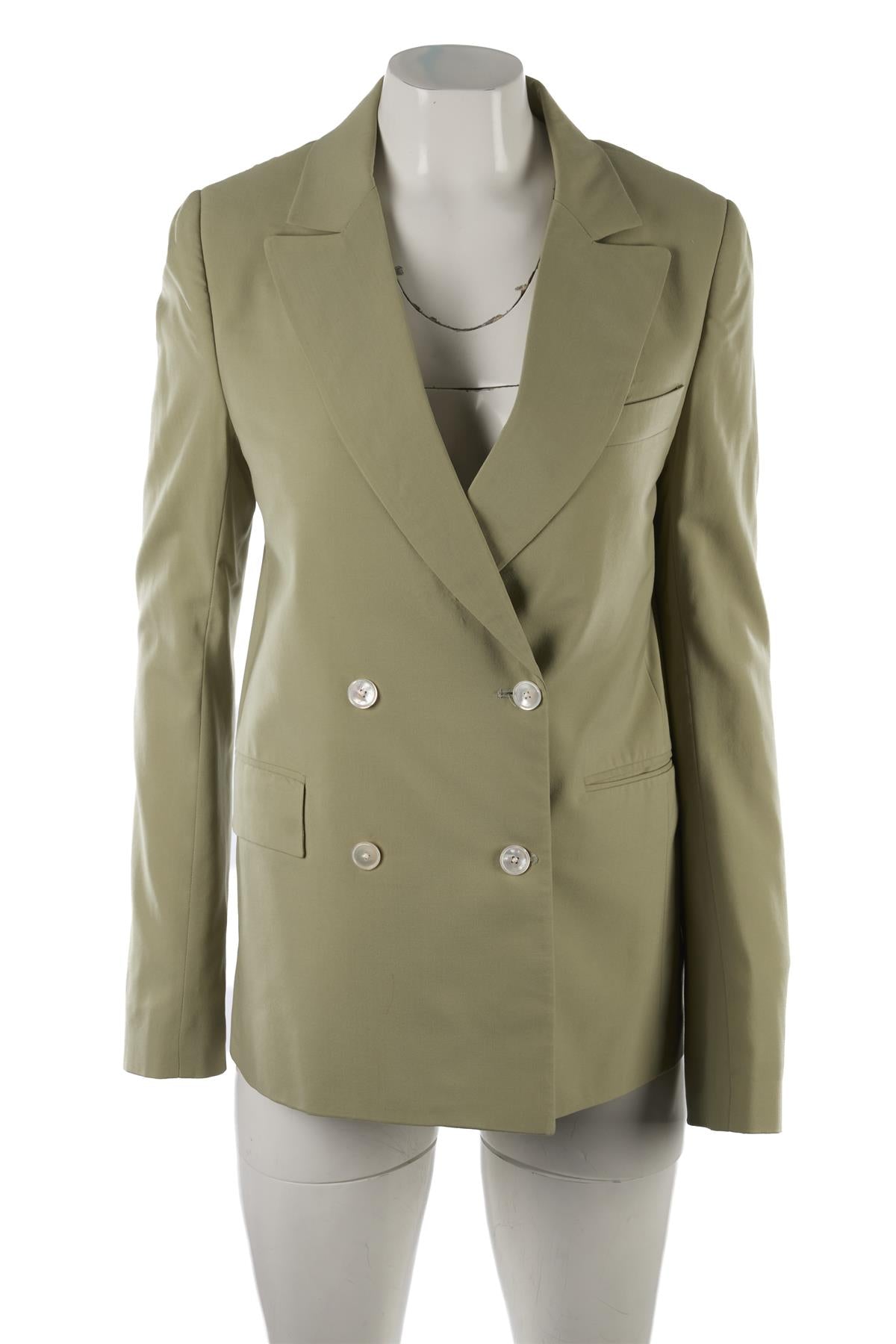 ALEX EAGLE GREEN WOOL BLAZER UK 8