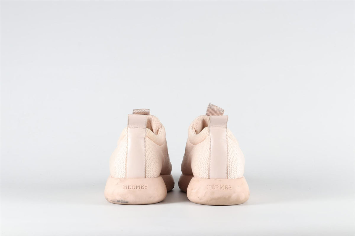 HERMÈS PINK TEAM MESH SNEAKERS EU 38 UK 5 US 8