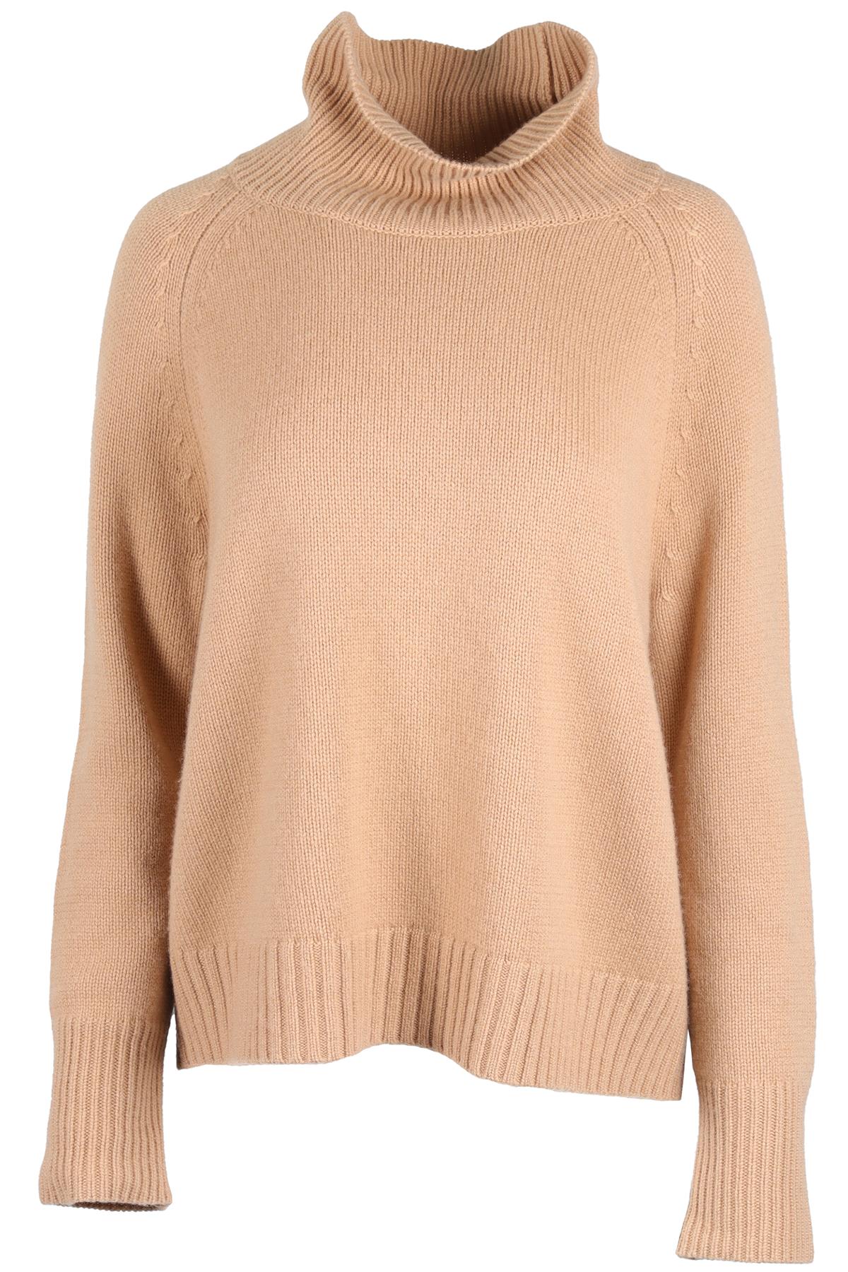 NILI LOTAN TAN CASHMERE SWEATER SMALL