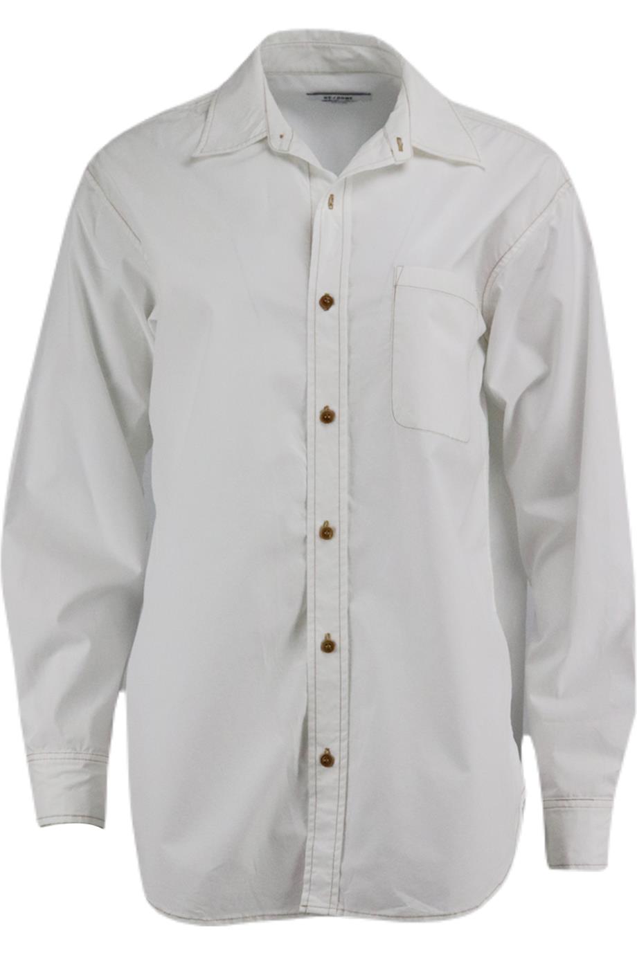 RE/DONE OVERSIZED COTTON SHIRT SMALL