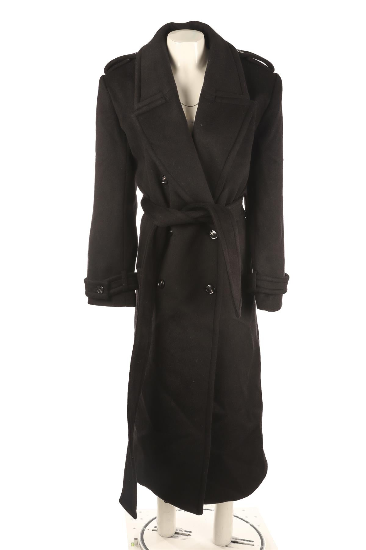 ARAKII BLACK WOOL COAT SMALL