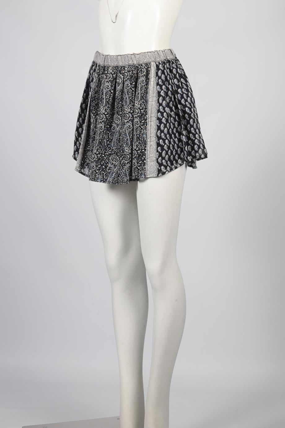 ULLA JOHNSON SILK MINI SKIRT US 2 UK 6