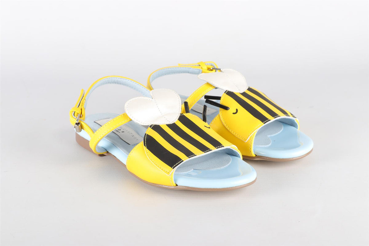 STELLA MCCARTNEY YELLOW KIDS GIRLS SANDALS EU 28 UK 10 US 11