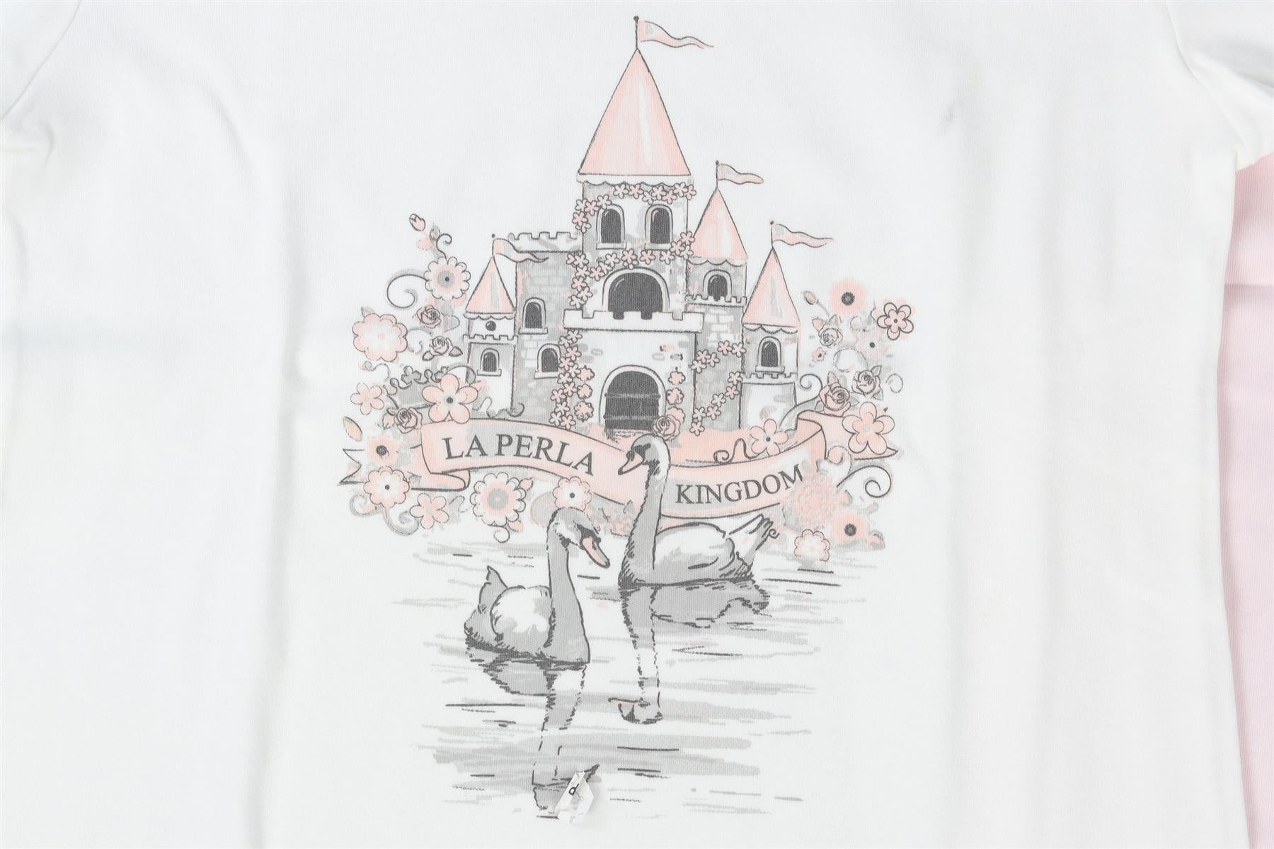 LA PERLA WHITE KIDS GIRLS PYJAMA SET 12 YEARS