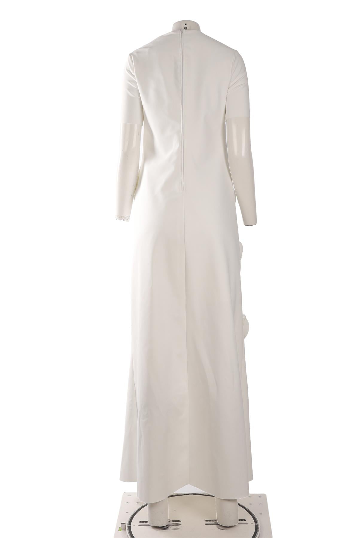 GRETA CONSTANTINE WHITE MAXI DRESS US 4